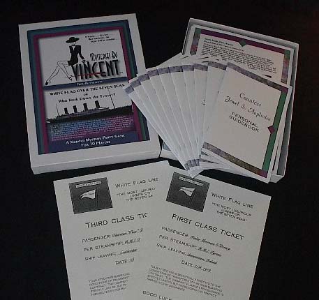 titanic murder mystery dinner party game